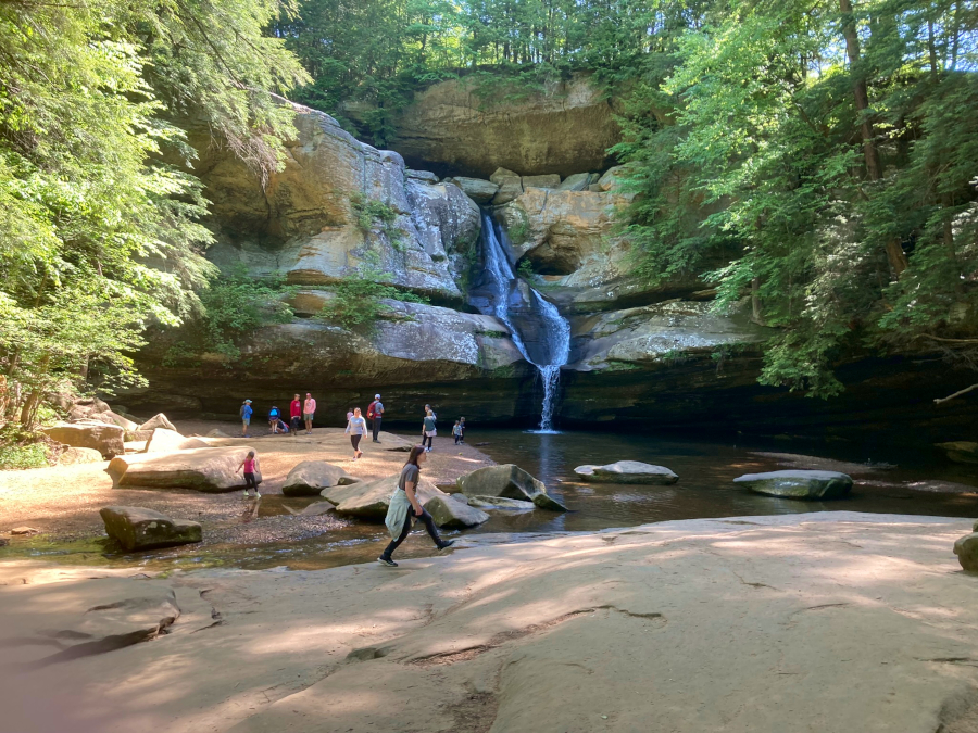 Cedar Falls is located in the Hocking Hills Region of Ohio 